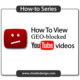 YOUTUBE GEO-BLOCK SOLUTION